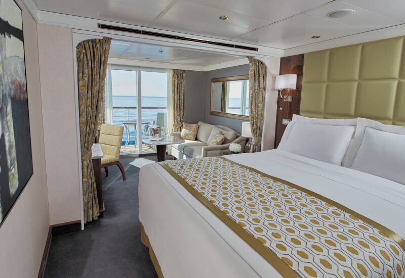 Suite CONCIERGE du bateau de croisière Seven Seas Voyager