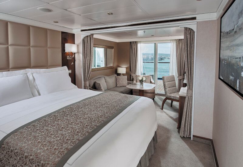 Suite PENTHOUSE du bateau de croisière Seven Seas Voyager